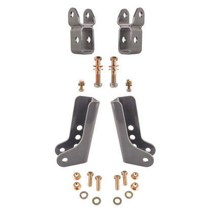 Synergy 2018+ Wrangler JL/JLU Front and Rear Lower Shock Relocation Kit