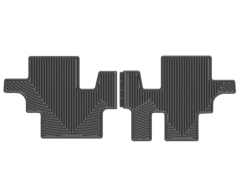 WeatherTech 10+ Lincoln MKZ Front and Rear Rubber Mats - Black