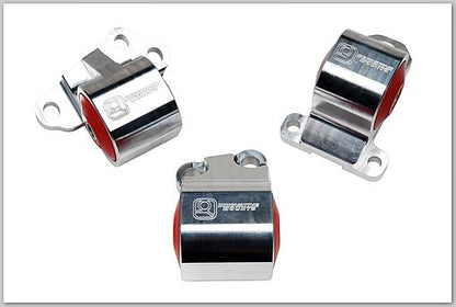 Innovative 92-95 Civic B/D Series Black Aluminum Mounts 60A Bushings (2 Bolt)