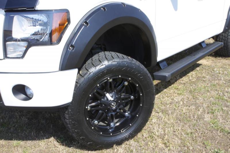 Lund 10-17 Dodge Ram 2500 RX-Rivet Style Smooth Elite Series Fender Flares - Black (4 Pc.)