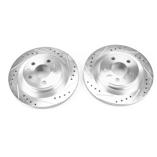 Power Stop 16-18 BMW X1 Rear Evolution Drilled & Slotted Rotors - Pair