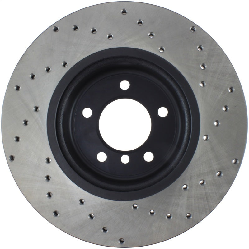 StopTech Sport Cross Drilled Brake Rotor - Rear Left