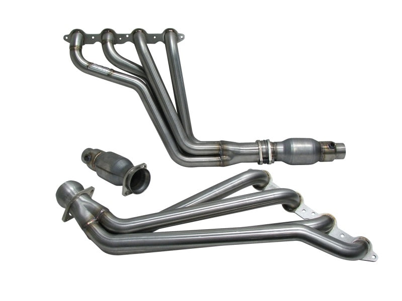 BBK 10-15 Camaro LS3 L99 Long Tube Exhaust Headers With Converters - 1-3/4 304 Stainless