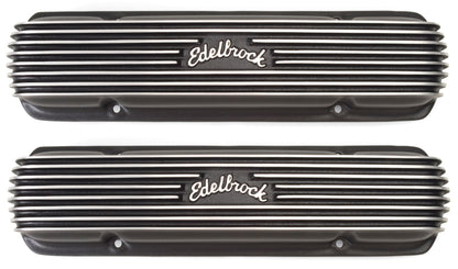 Edelbrock Valve Cover Classic Series Pontiac 1962-1979 301-455 CI V8 Black