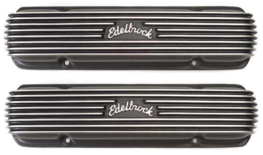 Edelbrock Valve Cover Classic Series Pontiac 1962-1979 301-455 CI V8 Black