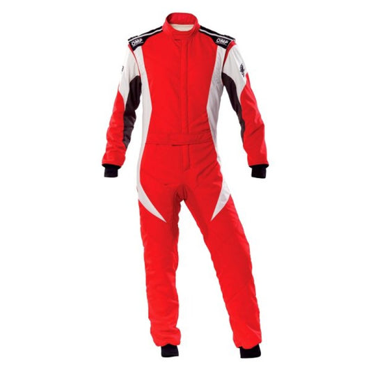 OMP First Evo Overall Red/White - Size 50 (Fia 8856-2018)