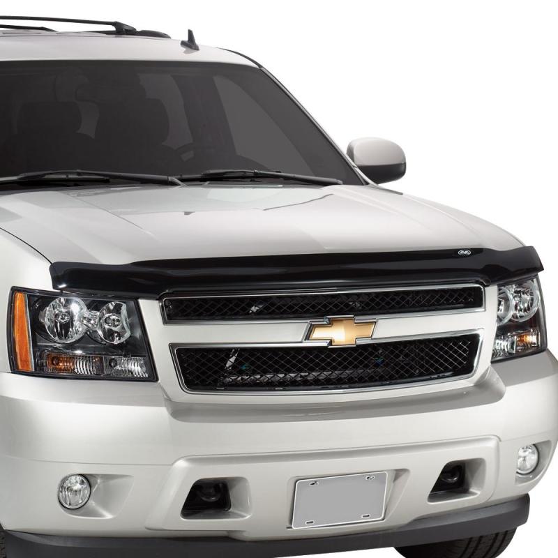 AVS 07-13 GMC Sierra 1500 Bugflector Medium Profile Hood Shield - Smoke