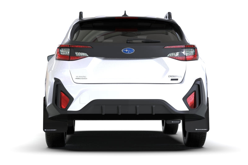 Rally Armor 24-26 Subaru Crosstrek Black UR Mud Flap White Logo