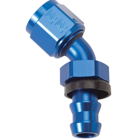 Russell Performance -4 AN Twist-Lok 45 Degree Hose End (Blue)