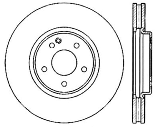 StopTech Drilled Sport Brake Rotor