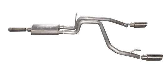 Gibson 07-09 Dodge Nitro R/T 4.0L 2.25in Cat-Back Dual Split Exhaust - Stainless