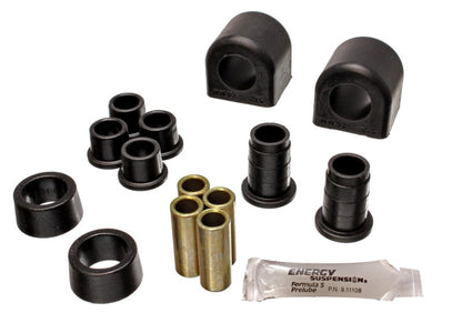 Energy Suspension 84-87 Chevrolet Corvette Black 26mm Front Sway Bar Bushing Set (End Links Inc)