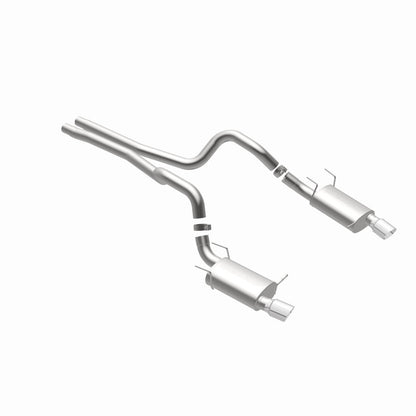 MagnaFlow 13 Ford Mustang Dual Split Rear Exit Stainless Cat Back Performance Exhaust (Street)