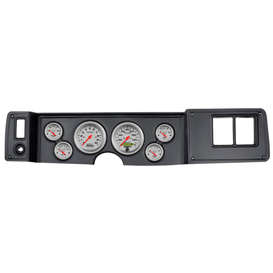 Autometer Ultra-Lite 79-81 Camaro Dash Kit 6pc Tach / MPH / Fuel / Oil / WTMP / Volt