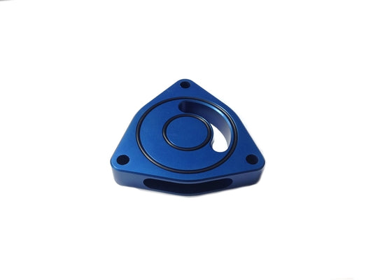 Torque Solution Blow Off BOV Sound Plate (Blue): Dodge Neon SRT-4 03-05