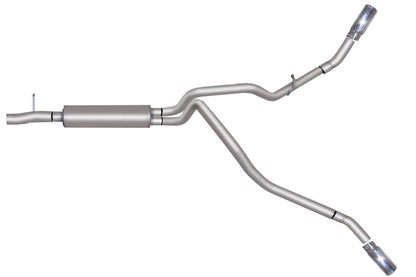 Gibson 11-16 Ford F-250 Super Duty King Ranch 6.2L 2.5in Cat-Back Dual Extreme Exhaust - Aluminized