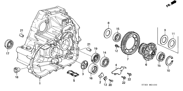 Acura - Differential Bearing
