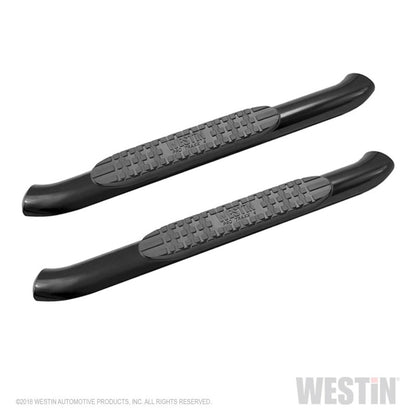 Westin 18-20 Jeep Wrangler JL 2DR PRO TRAXX 4 Oval Nerf Step Bars - Textured Black