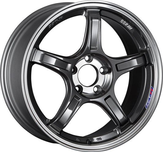 SSR GTX03 18x8.5 5x100 45mm Offset Black Graphite Wheel