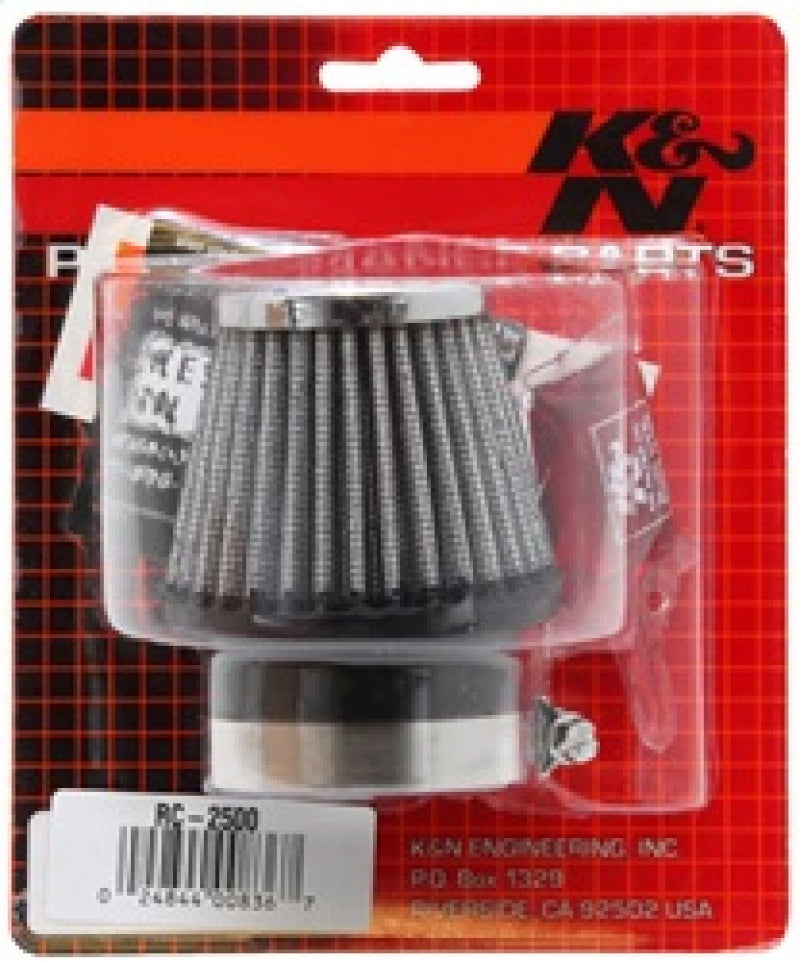 K&N Universal Clamp-On Air Filter 1-15/16in FLG / 3in B / 2in T / 2-1/2in L