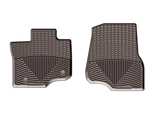WeatherTech 2015+ Ford F-150 Front Rubber Mats - Cocoa