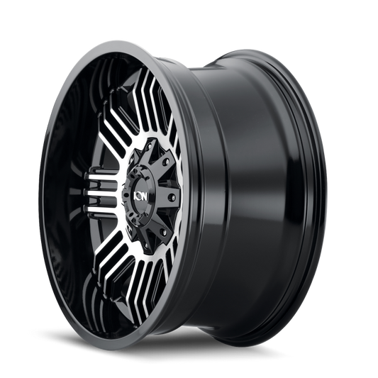 ION Type 144 20x10 / 8x165.1 BP / -19mm Offset / 125.2mm Hub Black/Machined Wheel