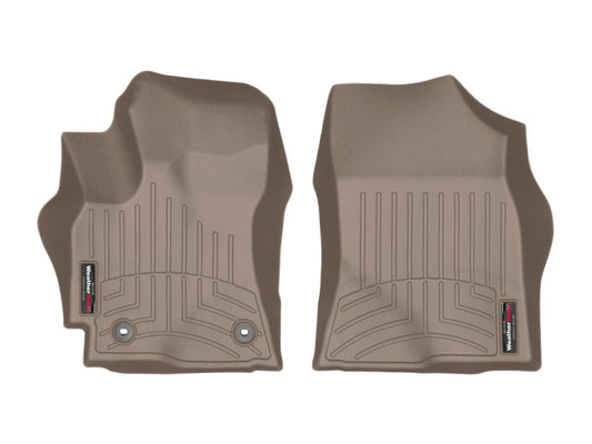 WeatherTech 17+ Toyota Corolla Front FloorLiner - Tan (Automatic Transmission Only)