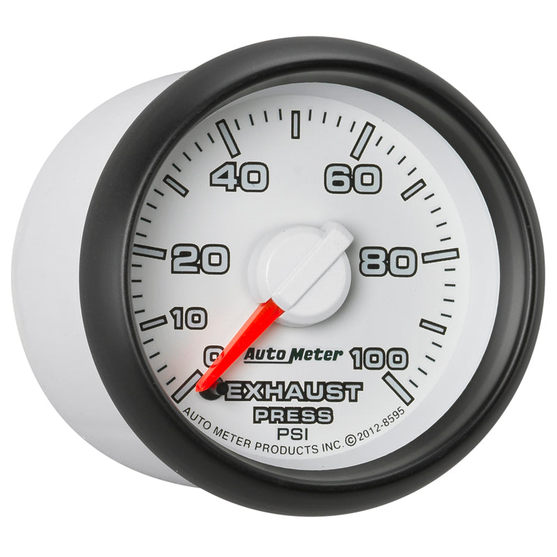 Autometer Factory Match Exhaust Pressure Gauge 2-1/16in 0-100 PSI FSE Dodge