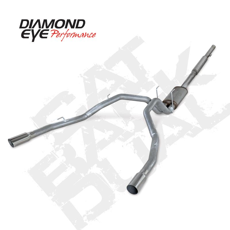 Diamond Eye KIT 3in CB DUAL SS: DODGE 1500 2009-12 HEMI