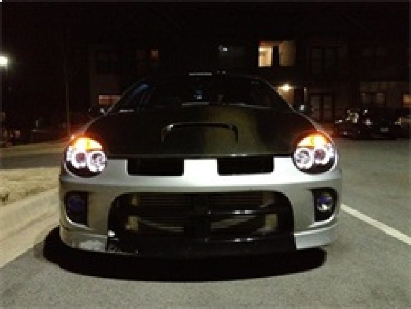 Spyder Dodge Neon 03-05 Projector Headlights LED Halo LED Black High H1 Low H1 PRO-YD-DN03-HL-BK