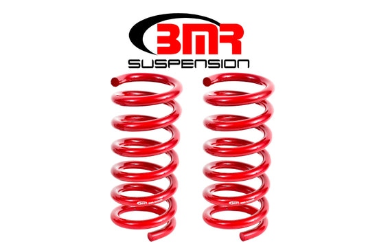 BMR 15-17 S550 Mustang Rear Performance Version Lowering Springs - Red