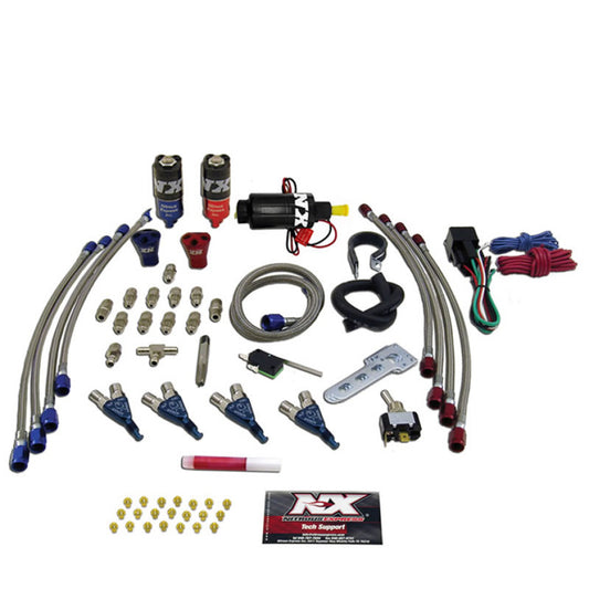 Nitrous Express 4 Cyl Piranha Nitrous Kit (For EFI Applications) w/o Bottle