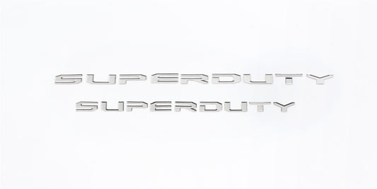 Putco 17-20 Ford SUPERDUTY Letters (Stamped/Stainless Steel) Hood/Front