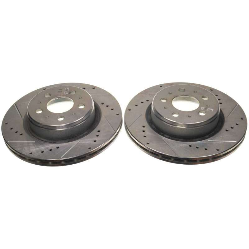 Power Stop 17-21 Tesla 3 Front Drilled & Slotted Rotor (Pair)