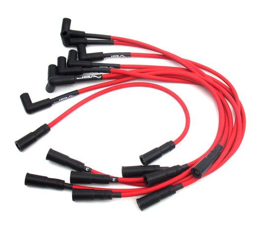 JBA 96-99 GM 5.0L/5.7L Truck Ignition Wires - Red