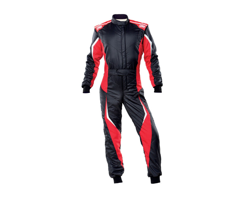 OMP Tecnica Evo Overall My21 Black/Red - Size 56 (Fia 8856-2018)