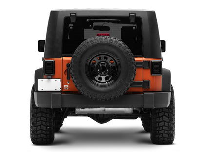 Raxiom 07-18 Jeep Wrangler JK LED Tail Lights- Black Housing (Smoked Lens)