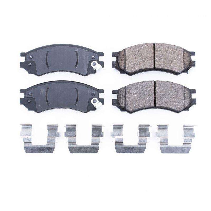 Power Stop 91-92 Saturn SC Front Z17 Evolution Ceramic Brake Pads w/Hardware