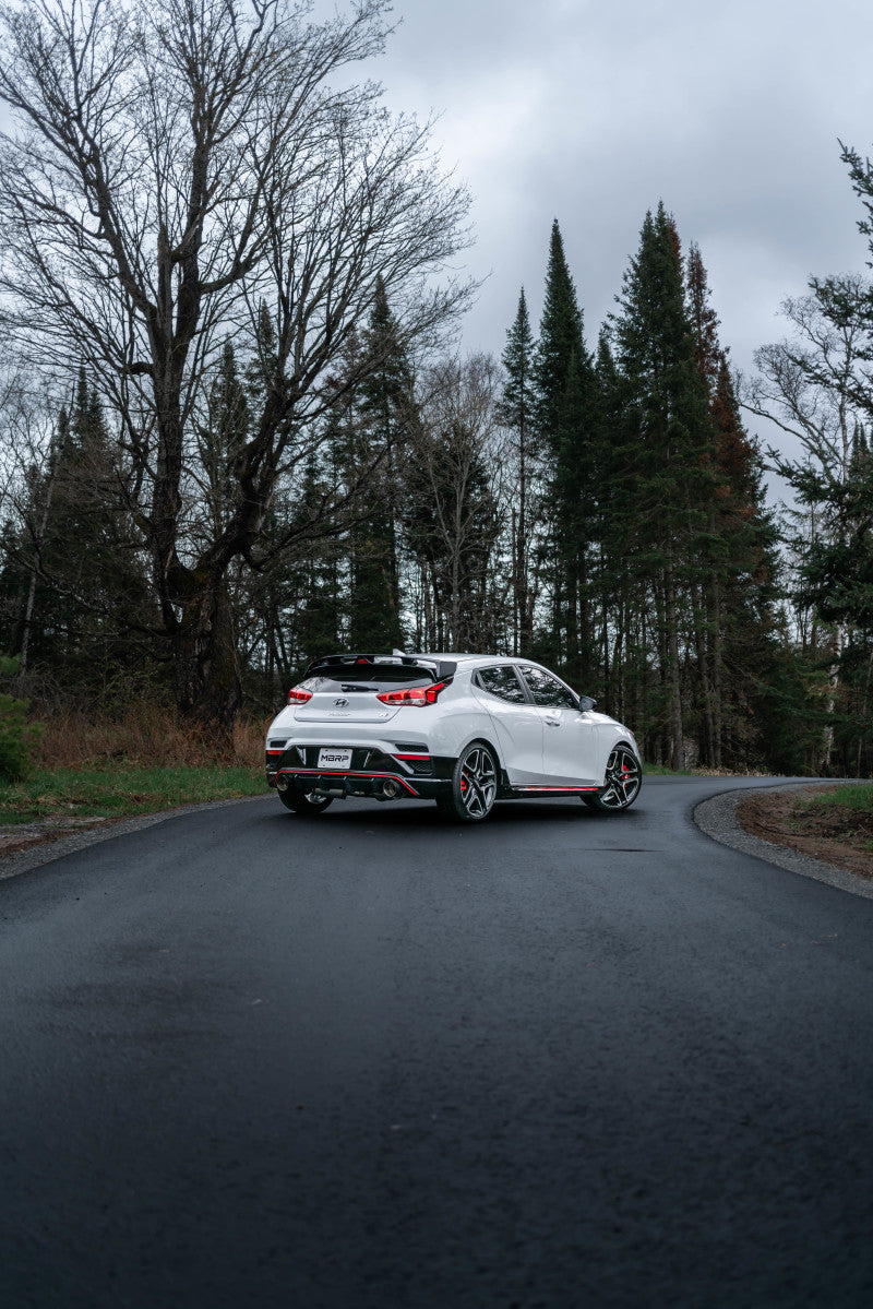 MBRP 2019+ Hyundai Veloster N 2.0L Turbo 3in Cat Back - T304 Stainless - Carbon Fiber Tip