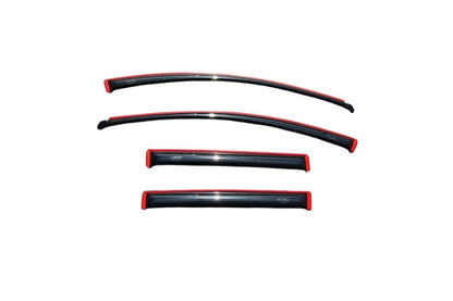 AVS 07-14 Ford Edge Ventvisor In-Channel Front & Rear Window Deflectors 4pc - Smoke