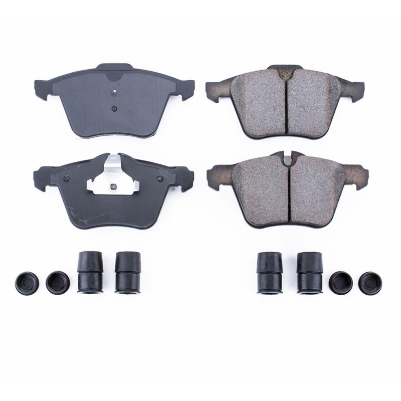 Power Stop 06-08 Jaguar S-Type Front Z17 Evolution Ceramic Brake Pads w/Hardware