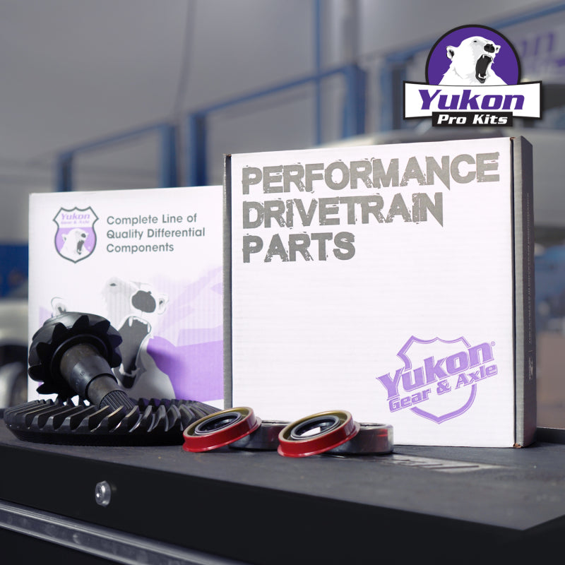 Yukon 8.5in GM 4.56 Rear Ring & Pinion Install Kit Axle Bearings 1.625in Case Journal