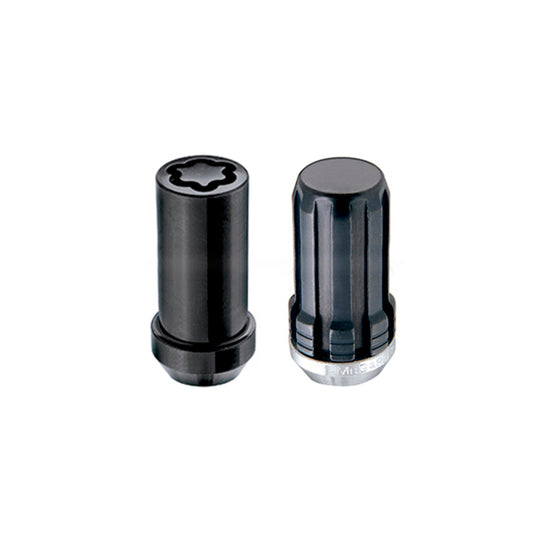 McGard SplineDrive Tuner 6 Lug Install Kit w/Locks & Tool (Cone) M14X1.5 / 1in. Hex - Blk
