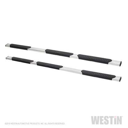 Westin 07-18 Chevrolet Silverado 1500 CC 6.5ft Bed R5 M-Series W2W Nerf Step Bars - Polished SS