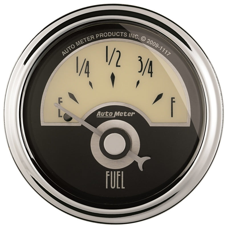 AutoMeter Gauge Fuel Level 2-1/16in. 240 Ohm(e) to 33 Ohm(f) Elec Cruiser Ad