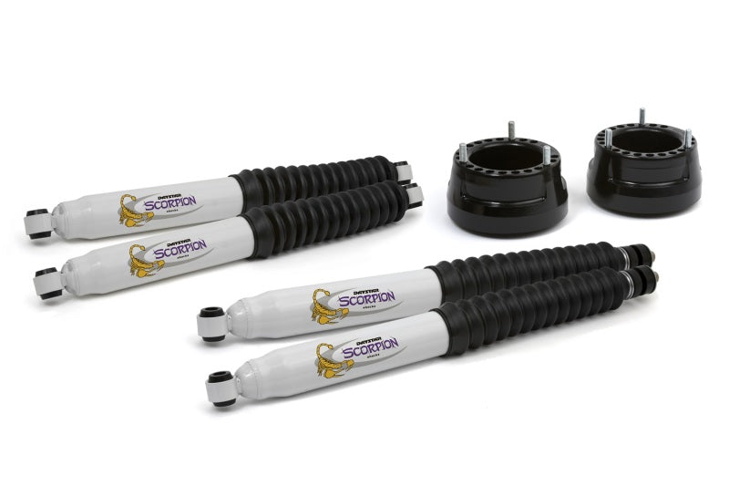 Daystar 2005-2010 Dodge Ram Mega Cab 1500 4WD - 2in Leveling Kit & Scorpion Shocks