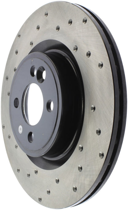 StopTech Sport Cross Drilled Brake Rotor - Front Left