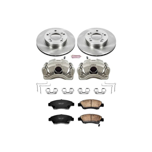 Power Stop 06-11 Honda Civic Front Autospecialty Brake Kit w/Calipers
