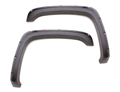 Lund 15-17 GMC Sierra 2500 RX-Rivet Style Smooth Elite Series Fender Flares - Black (2 Pc.)