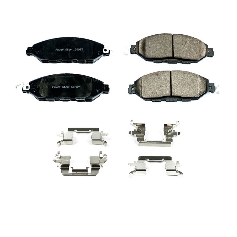 Power Stop 2013 Infiniti JX35 Front Z17 Evolution Ceramic Brake Pads w/Hardware